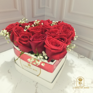 Caja Corazón Pequeño con Rosas